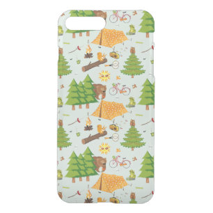 Camping Pattern iPhone 8 Plus/7 Plus Case