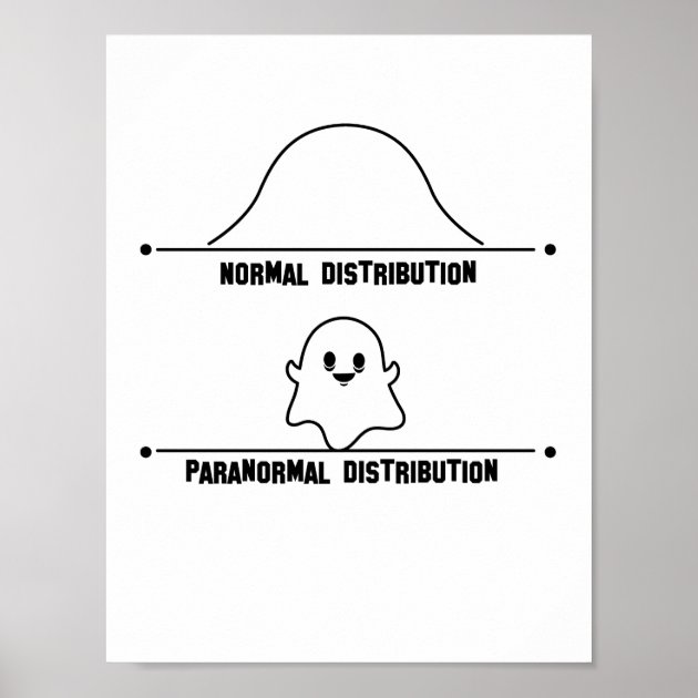 Paranormal Distribution NEW Humor Poster 