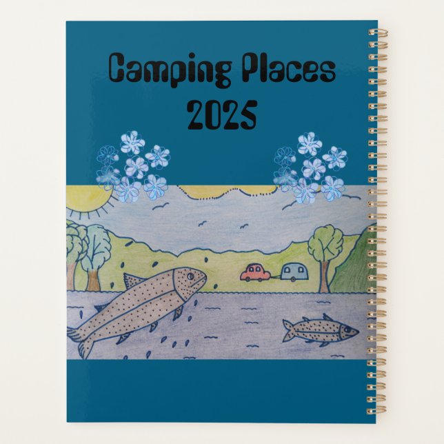 Camping Places 2025 Planner (Back)