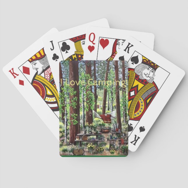 Camping Poker Cards (Back)
