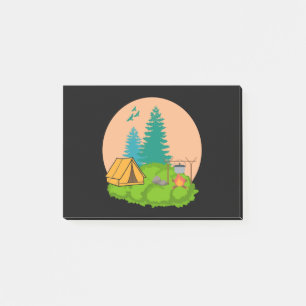 camping post-it notes