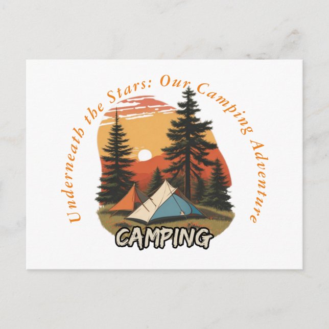 Camping Postcard (Front)