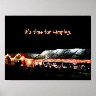 Camping Poster