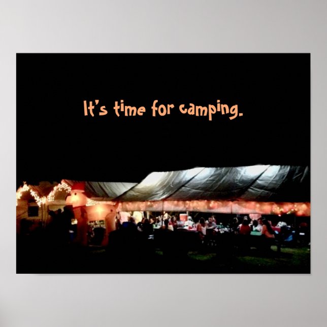 Camping Poster (Front)
