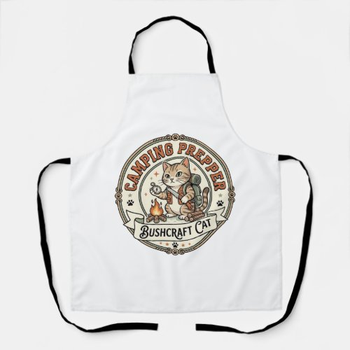 Camping Prepper Bushcraft Cat Camping Prepper Bush Apron