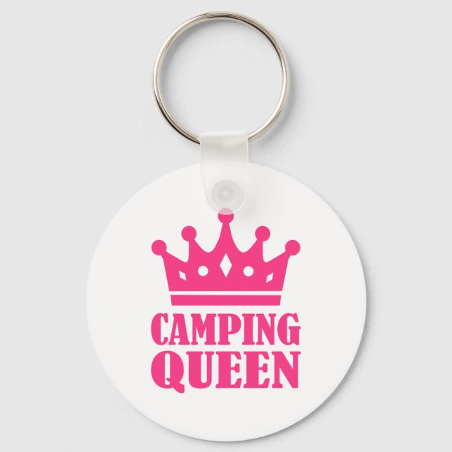 Camping Queen champion Keychain (Front)