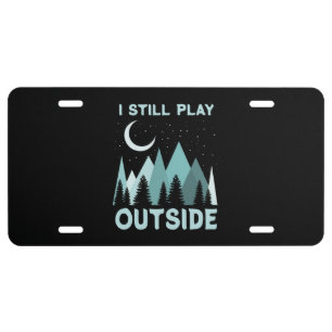 Camping Quote Vacation License Plate
