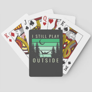 Camping Quote Vacation Poker Cards