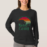 Camping Retro Bison Do Not Pet The Fluffy Cows T-Shirt