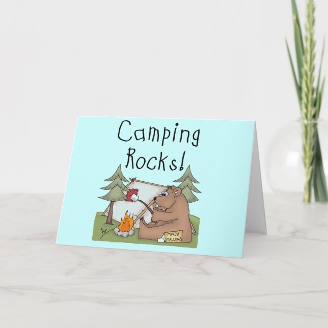 Camping Rocks Card (Front)