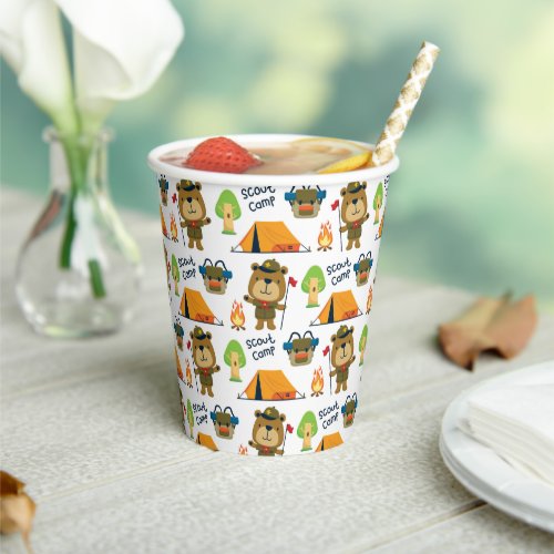 Camping Scout  Paper Cups
