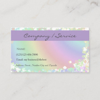 camping services editable card