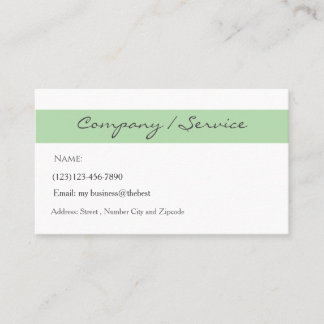camping services editable card