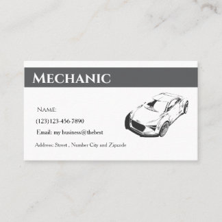 camping services editable card