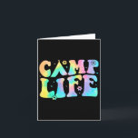 Camping Shirt Camp Life Groovy Camper Camp Camping Card<br><div class="desc">Camping Shirt Camp Life Groovy Camper Camp Camping</div>