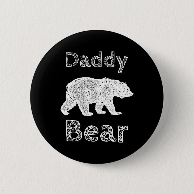 Camping Shirts For Men Funny Daddy Bear T Shirt Fa Button (Front)