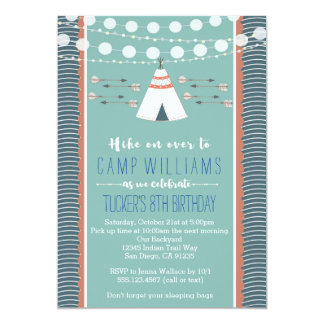 boys sleepover invitation