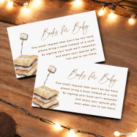 Camping Smore Fun Baby Shower Books for Baby