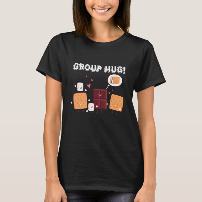 Camping Smores Marshmallows Smores Camping Group H T-Shirt (Front)