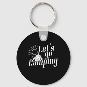 Camping Sonnenaufgang "Let`s go Camping" Keychain