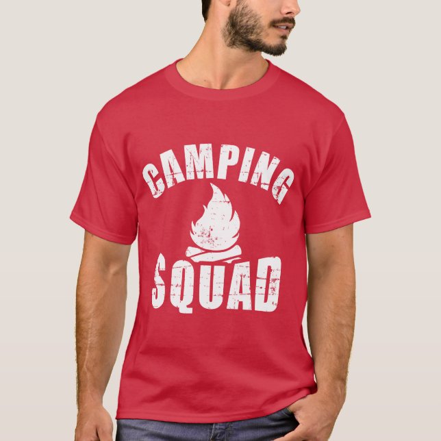 Camping Squad boy T-Shirt (Front)