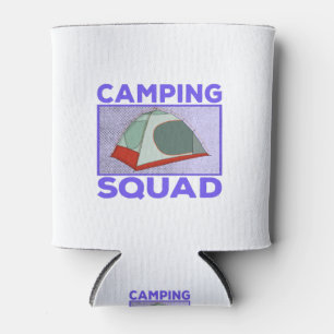 Camping Squad Can Cooler