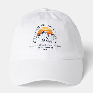 Camping Squad Matching Custom Family Vacation Hat