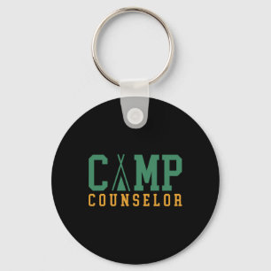 Camping Summer Camp Counselor Staff Director Campe Keychain