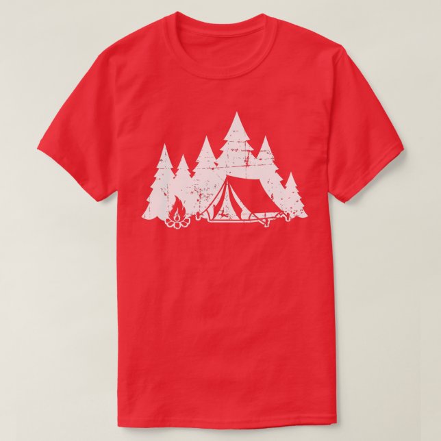 Camping  T-Shirt (Design Front)
