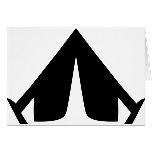 camping tend icon cards (Front Horizontal)