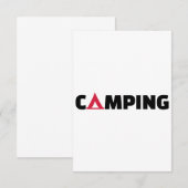 Camping tent (Front/Back)