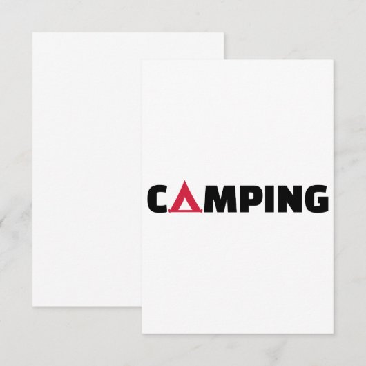 Camping tent (Front/Back)