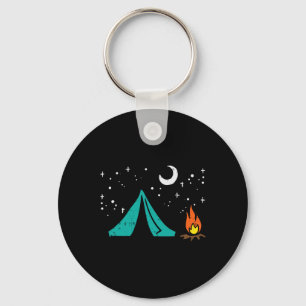 Camping Tent Campire Camper Boys Girls Kids Men Wo Keychain