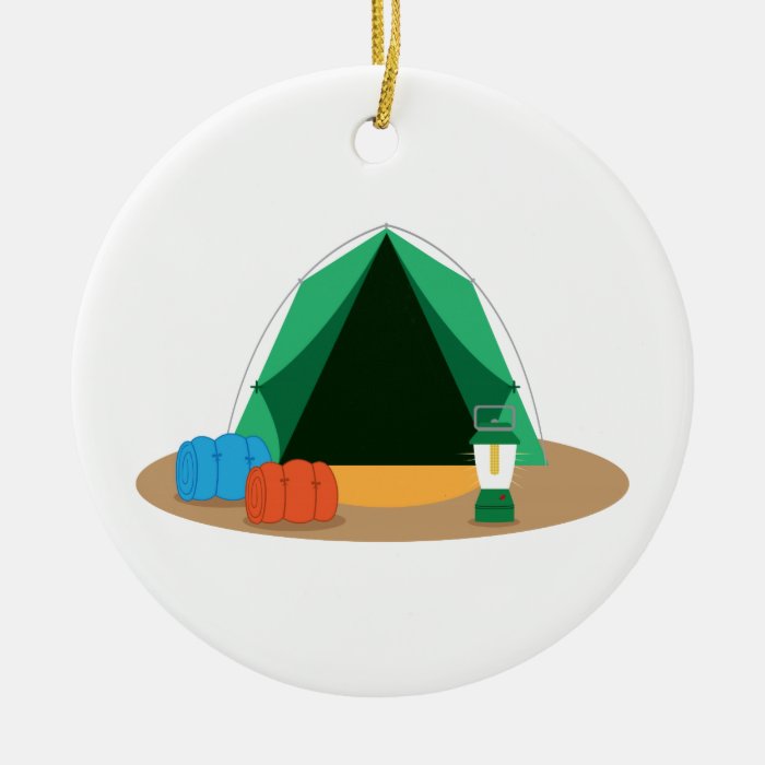 Camping Tent Ceramic Ornament Zazzle