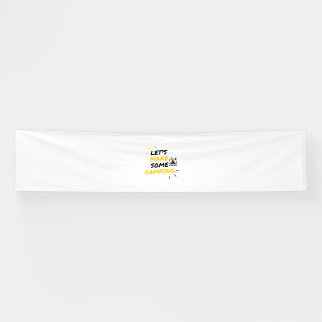 Camping tent makers banner (Horizontal)