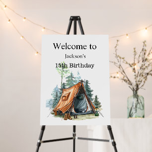 Camping Tent Welcome Foam Board