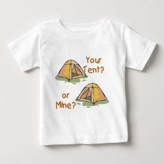 Camping Tents Baby T-Shirt (Front)