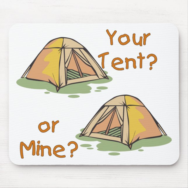 Camping Tents Mouse Pad (Front)