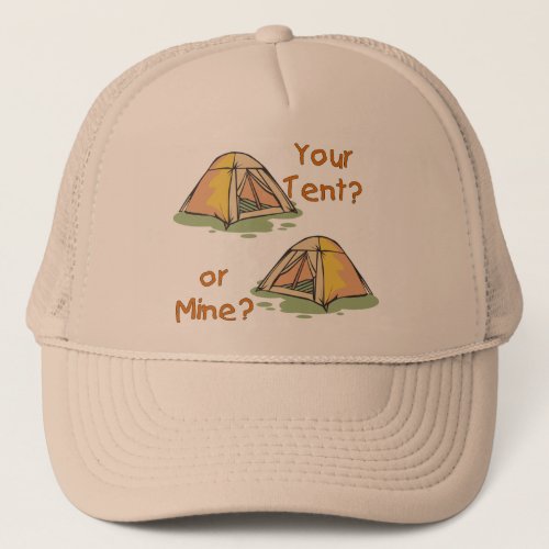 Camping Tents Trucker Hat