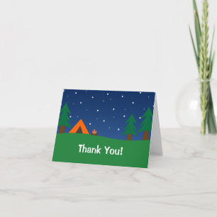 Camping Thank You Card