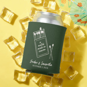 Camping Theme Wedding Outdoor Reception Favor  Can Cooler