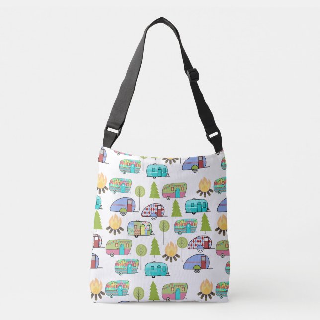 Camping Themed Tote Bags (Front)