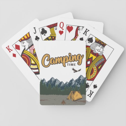 Camping Time  Playing Cards