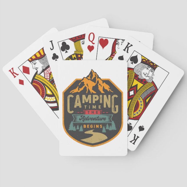 Camping Time Playing Cards (Back)