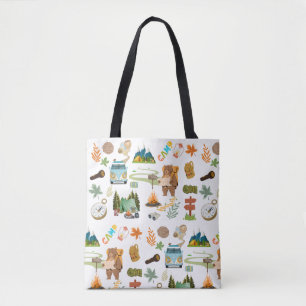  camping  tote bag
