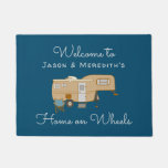 Camping Trailer 5th Wheel Welcome Home Doormat at Zazzle