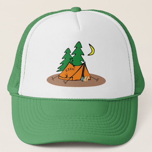 Camping Trucker Hat (Front)