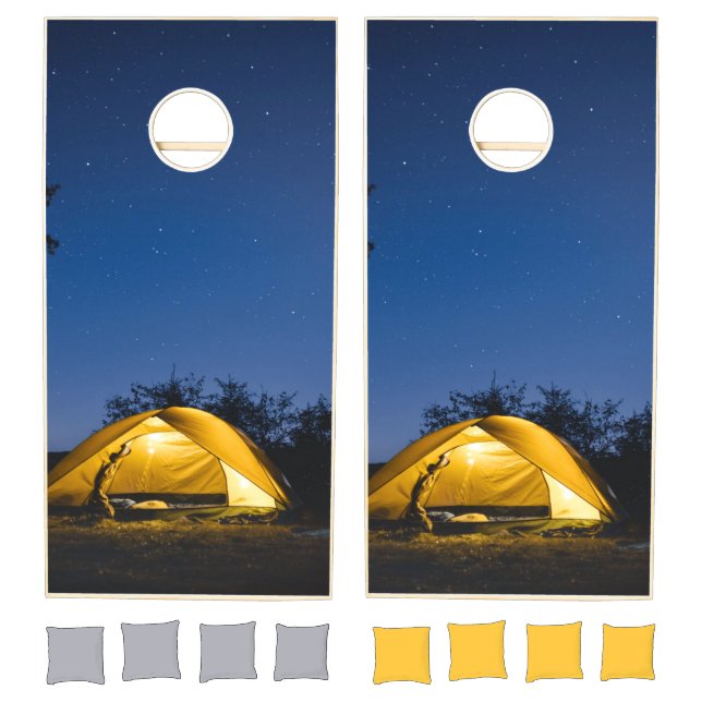 Camping Under The Stars Cornhole Set (Set)