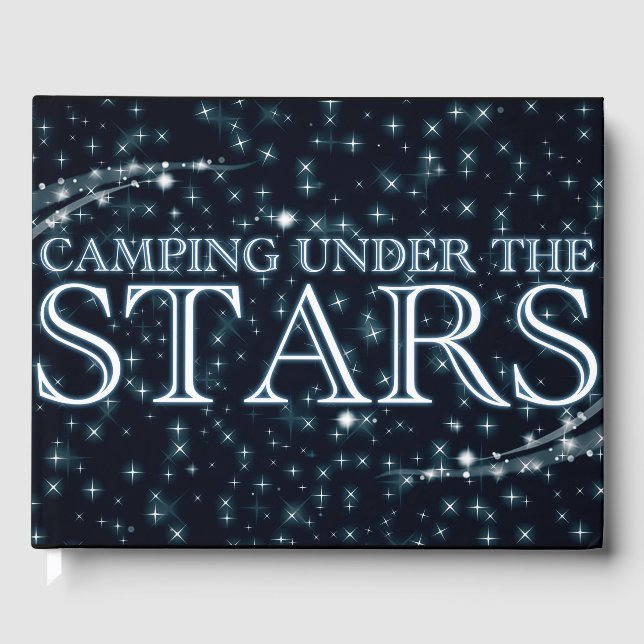 Camping Under the Stars Guest Book (Front)