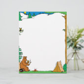 Camping Vacation Letterhead | Zazzle